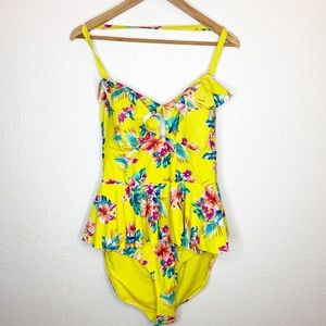 Forever 21 | Tropical One Piece Swimsuit 3X